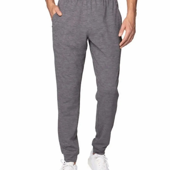 Glacier Performance Mens Joggers 1 Gray 1 Black XXL - Picture 2 of 16